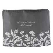 KARMA LARGE RECYCLED MAKE UP BAG