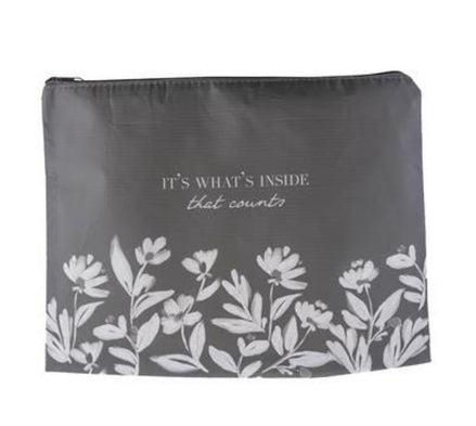 KARMA LARGE RECYCLED MAKE UP BAG