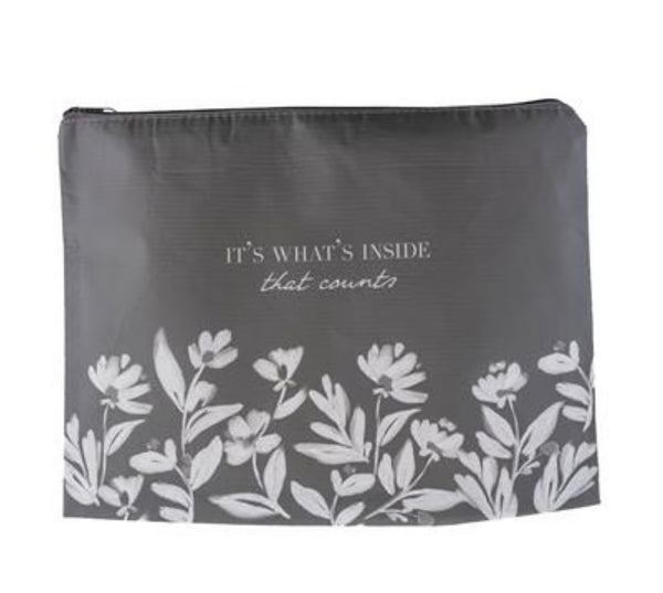KARMA LARGE RECYCLED MAKE UP BAG