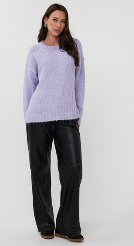 ESQUALO Sweater diagonal lines