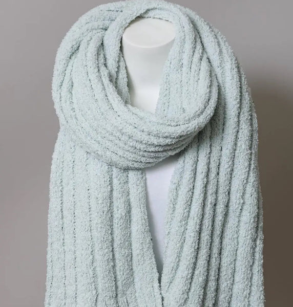 ULTRA SOFT BOUCLE VERTICAL SCARF