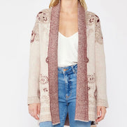 LOVESTITCH Shyanne Belted Cardigan PRINTED COATIGAN