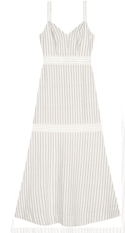 LEZ A LEZ STRIPE DRESS