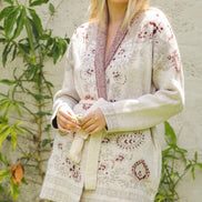 LOVESTITCH Shyanne Belted Cardigan PRINTED COATIGAN