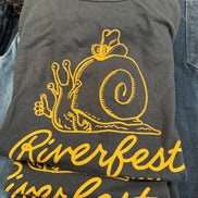 RIVERFEST SLEEVELESS UNISEX SNAIL PRINT
