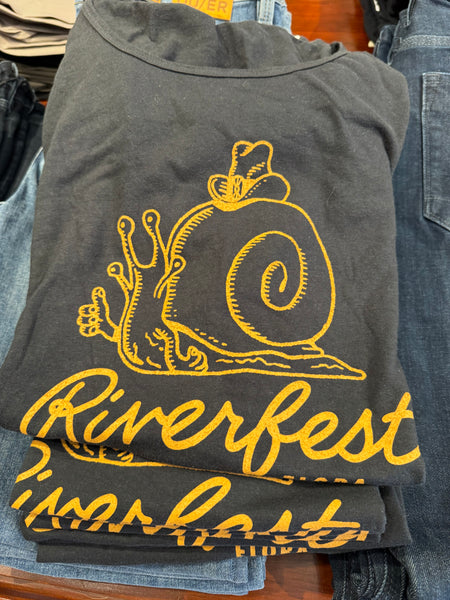 RIVERFEST SLEEVELESS UNISEX SNAIL PRINT
