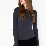 C'EST MOI BAMBOO LS CREW NECK