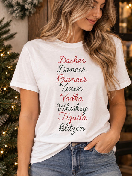 ZSUPPLY REINDEER BOYFRIEND TEE-sea salt