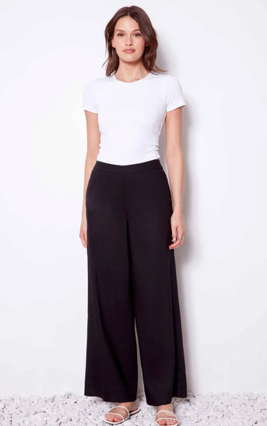UP LINEN WIDE LEG PANT