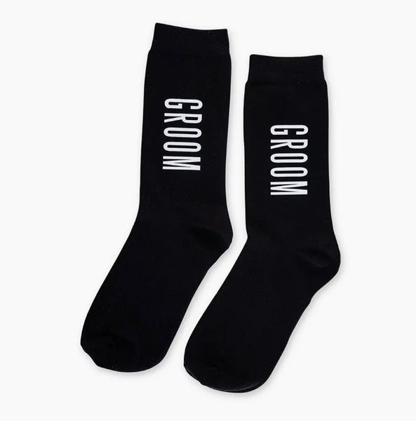 MEN’S BLACK WEDDING SOCKS