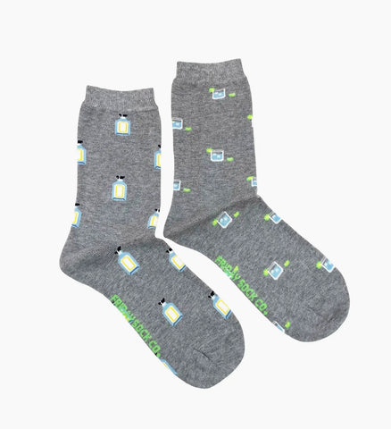 FRIDAY SOCK & CO WOMEN’S MISMATCHED SOCKS- BEVERAGES