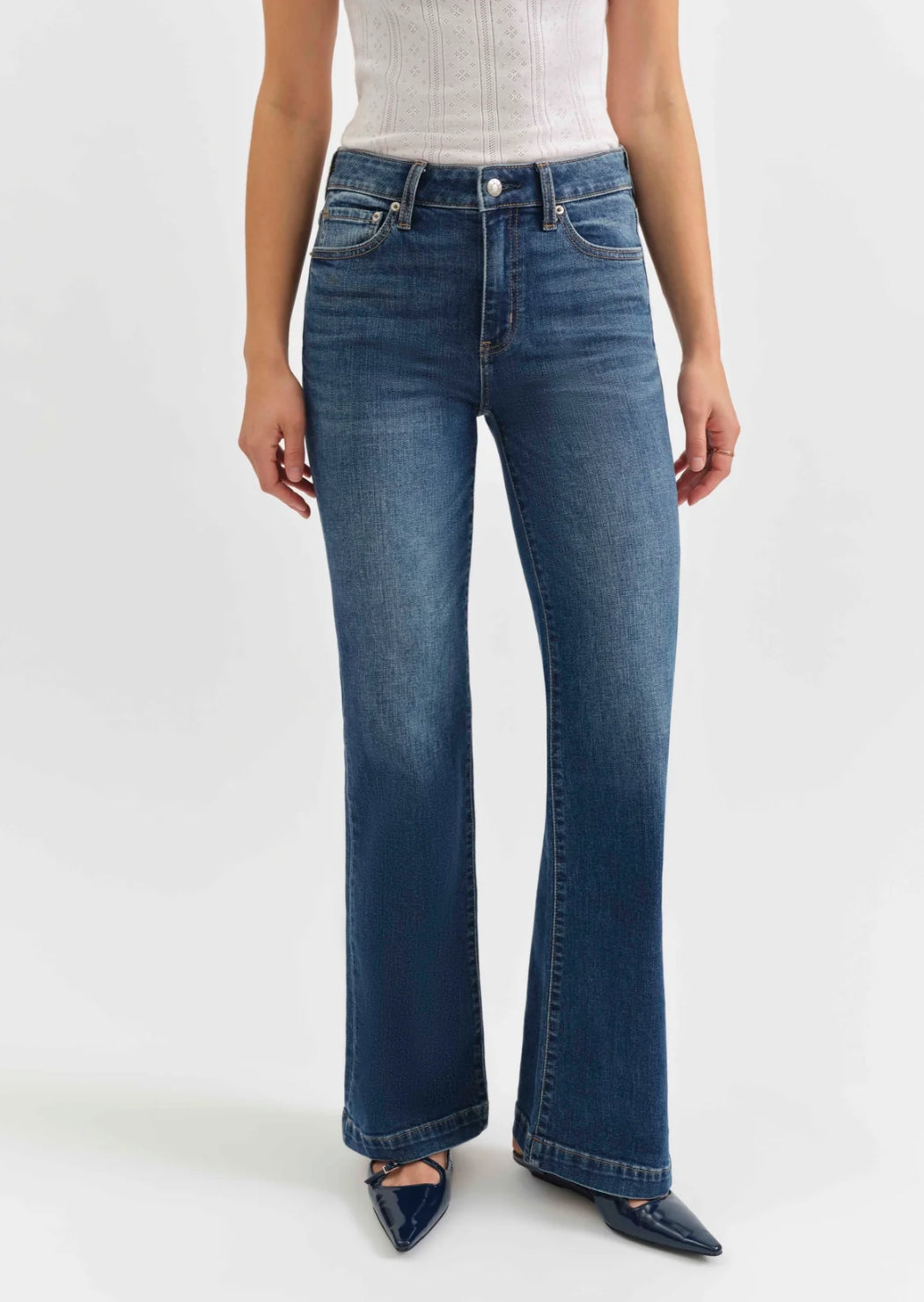 DAZE THE HEARTBREAKER MID RISE FLARE-INFLUENCER