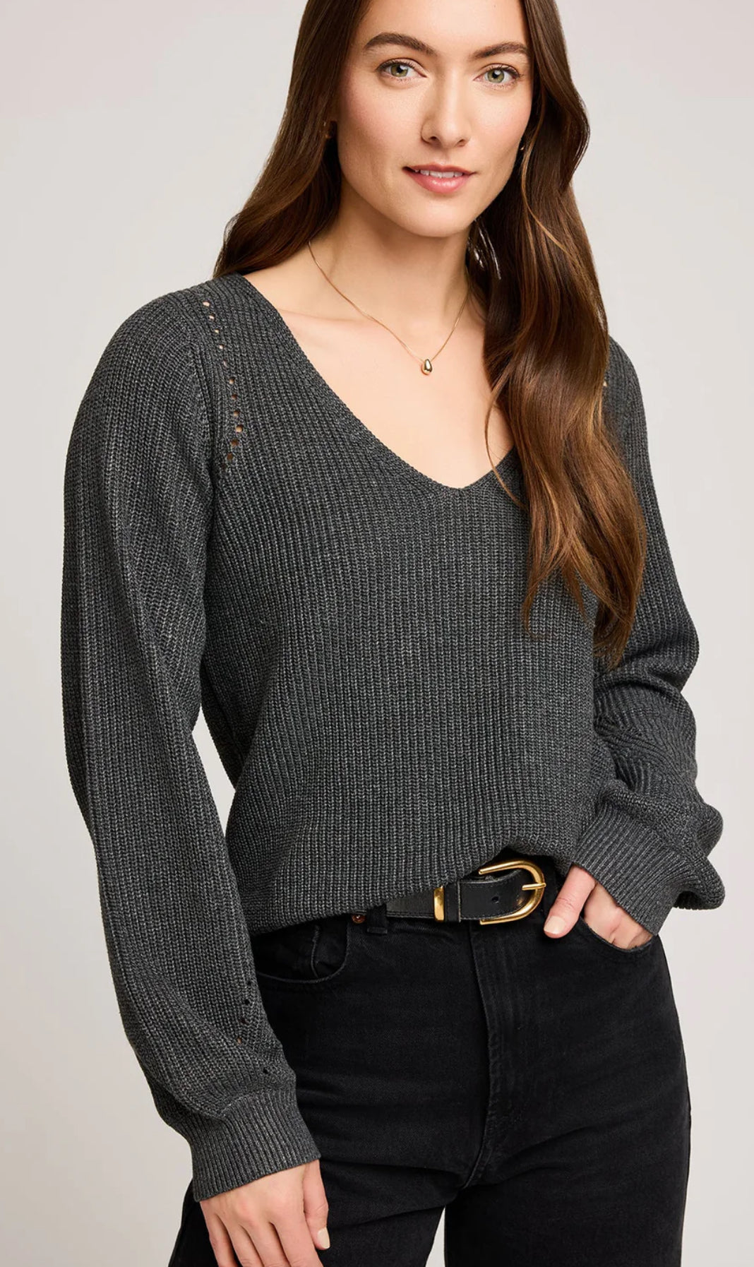 GENTLE FAWN HAILEY V-NECK KNIT