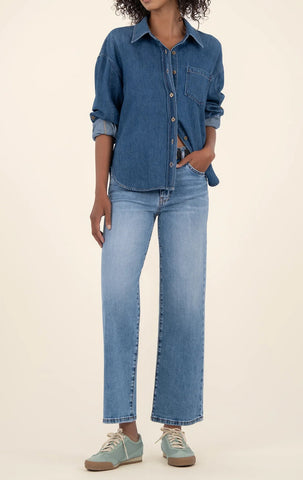 KUT CHARLOTTE HIGH
RISE WIDE LEG
WITH REGULAR HEM