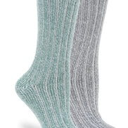 LEMON BOYFRIEND BOOT CREW SOCK-2PACK