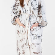 TOFINO THE ECLIPSE TIE DUED LINEN BELTED COVER UP
