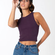 C’EST MOI BAMBOO RIBBED TANK