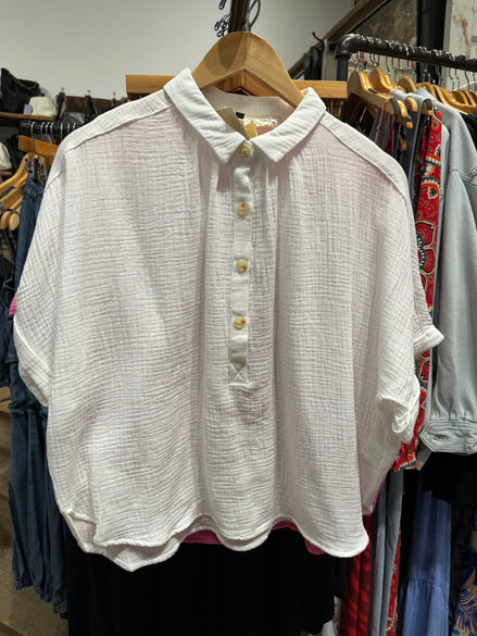 THE KORNER GAUZE BLOUSE