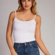 C’EST MOI BAMBOO SPAGHETTI-STRAP CAMISOLE