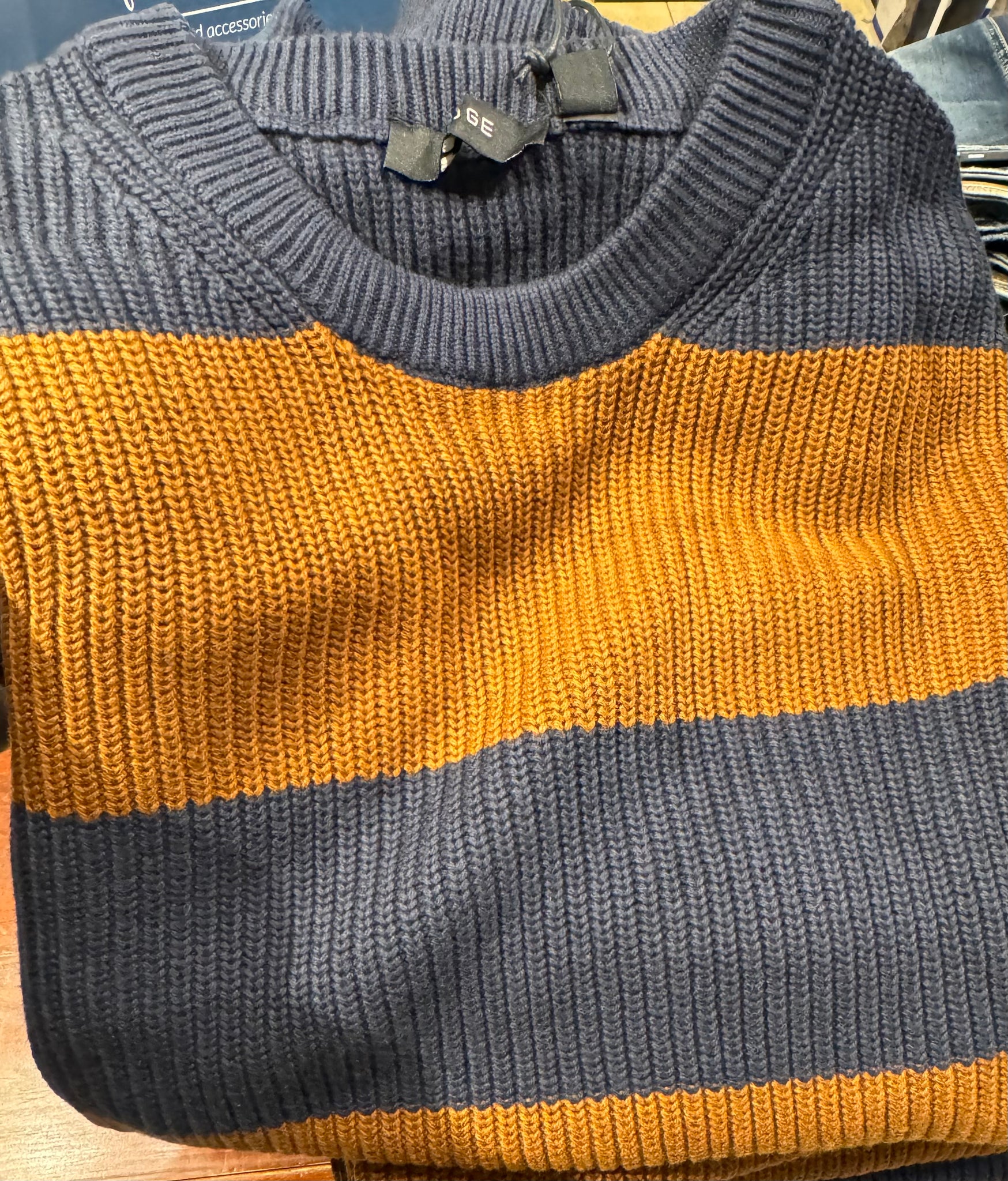 HEDGE L/S CREWNECK SWEATER