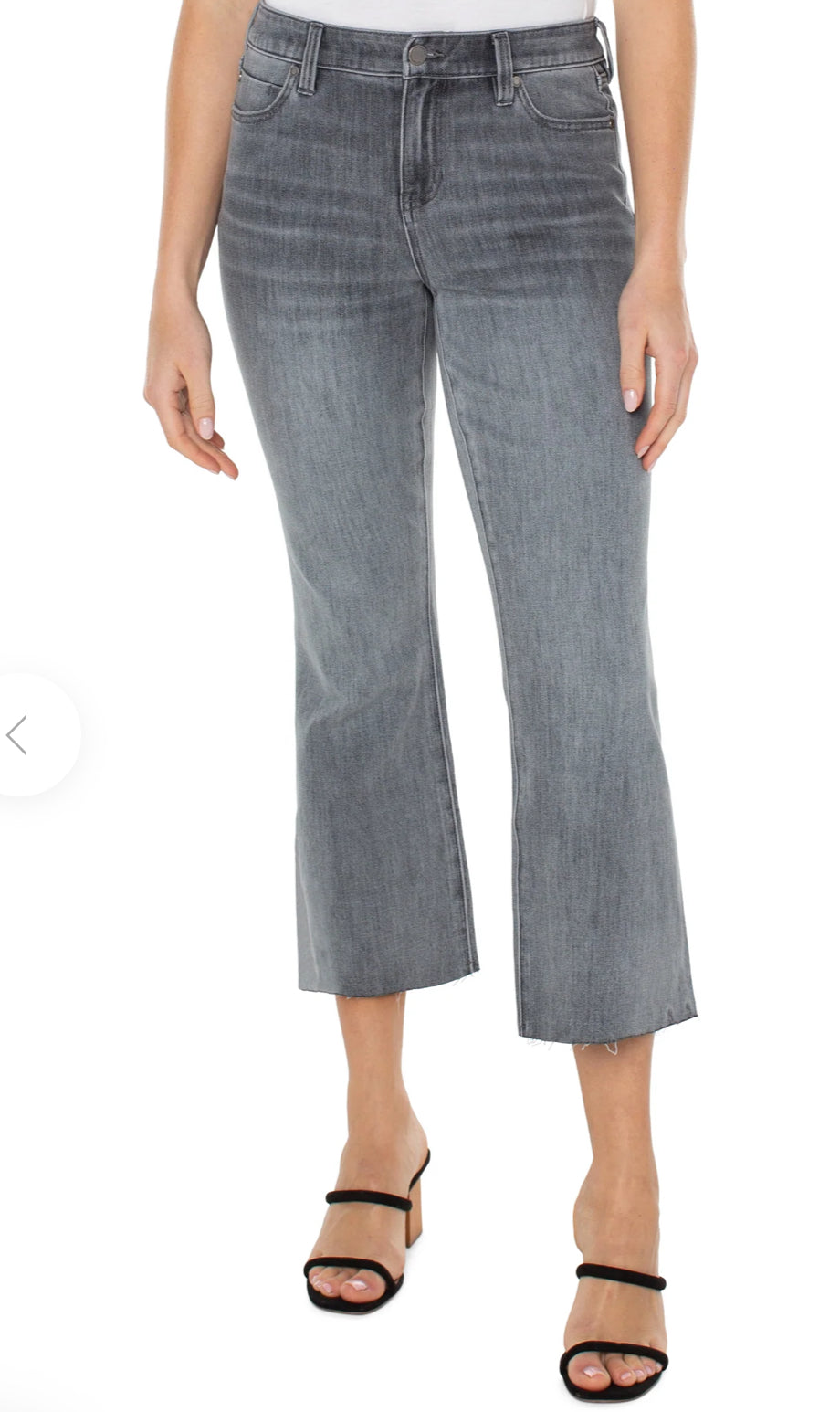 LIVERPOOL HANNH CROP FLARE W/HEM