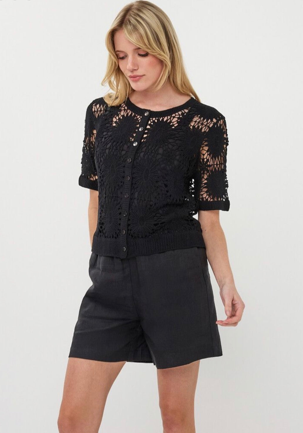 ESQUALO Cardigan crochet