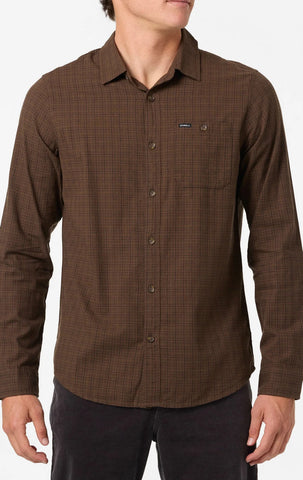 ONEILL DODGY LS SHIRT - TURKISH COFFEE