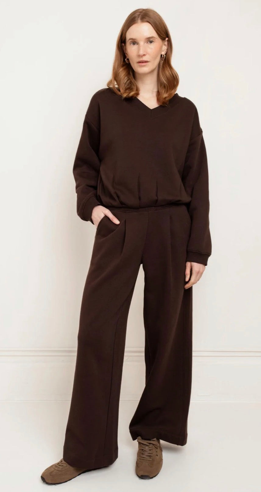 PAPER LABEL Emma V Neck Blouson