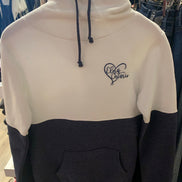 ELORA WOMEN’S HIGH NECK HOODIE WITH HEART