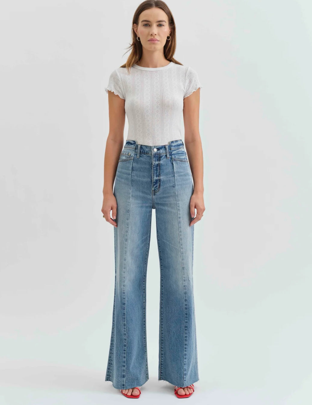DAZE ROCKY-HIGH RISE PALAZZO-DREAM ON VINTAGE