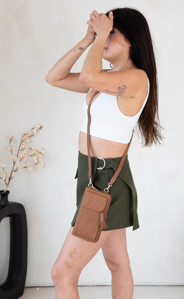 RISA THREE FOLD WALLET CROSSBODY