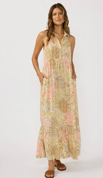 LOVESTITCH Reed Floral Maxi Dress