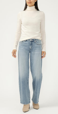 SILVER LOOSE & LOW DENIM