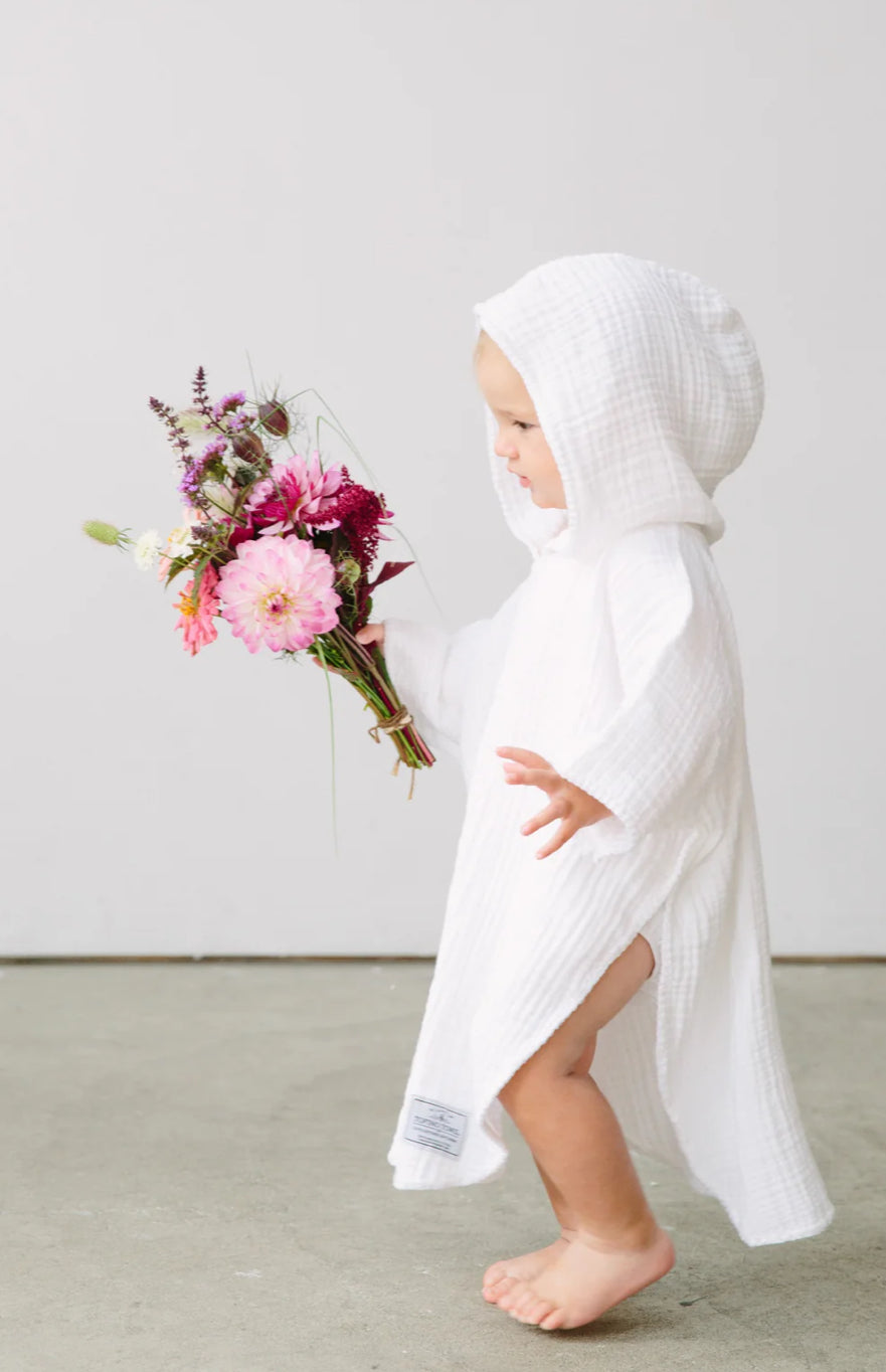 TOFINO THE PEBBLE | Kid's Muslin Poncho