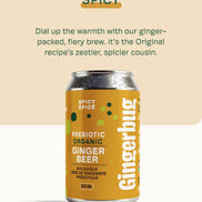 GINGERBUG PREBIOTIC ORGANIC GINGER BEER