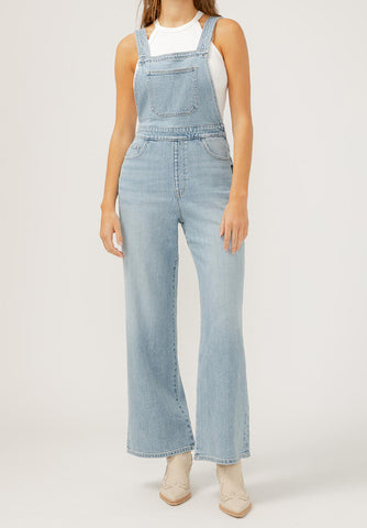 SILVER WIDE LEG OVERALL