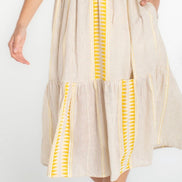 LIVERPOOL SLEEVELESS MIDI DRESS
