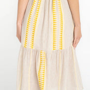 LIVERPOOL SLEEVELESS MIDI DRESS
