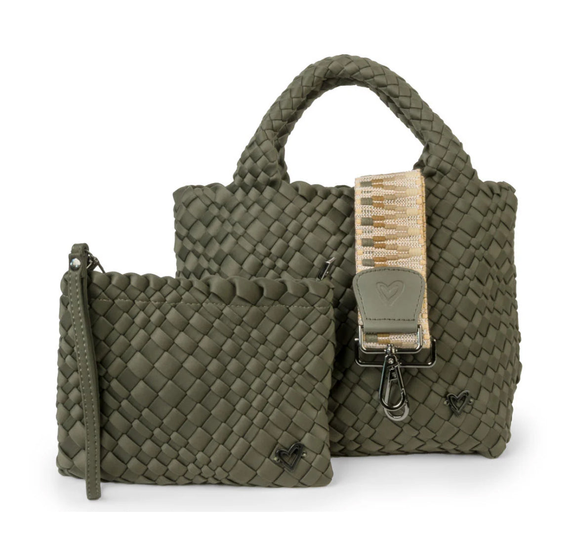 PRENELOVE BRANDON SMALL WOVEN TOTE