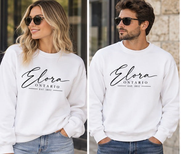 ELORA SCRIPT LOGO CREWNECK