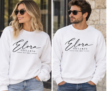 ELORA SCRIPT LOGO CREWNECK