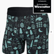 SAXX DROPTEMP COOLING COTTON 6’ BRIEF UNDERWEAR