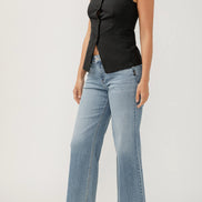 SILVER SUKI ANKLE WIDE LEG