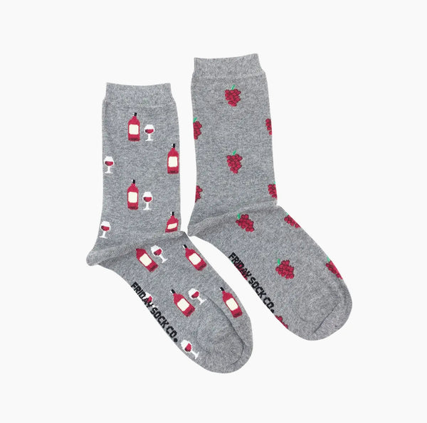 FRIDAY SOCK & CO WOMEN’S MISMATCHED SOCKS- BEVERAGES