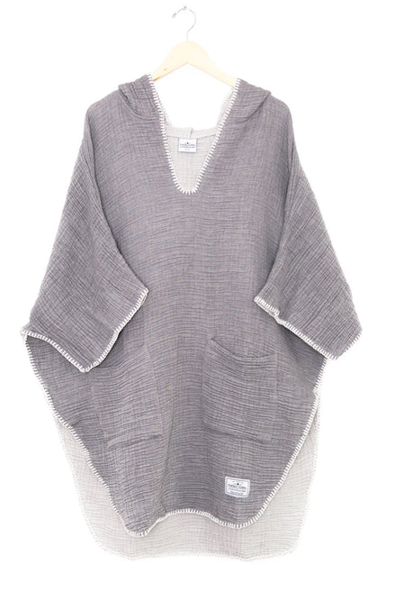 TOFINO THE COCOON | Women's Muslin Surf Poncho-ONE SIZE