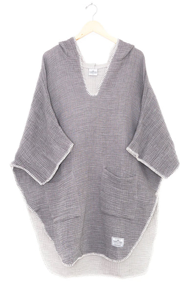 TOFINO THE COCOON | Women's Muslin Surf Poncho-ONE SIZE