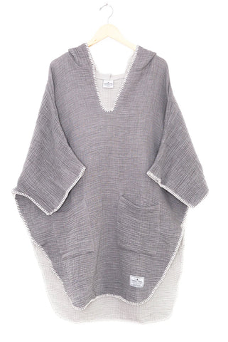TOFINO THE COCOON | Women's Muslin Surf Poncho-ONE SIZE