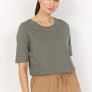 SOYA CONCEPT BABETTE CREW COTTON TEE