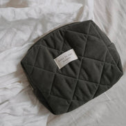 DANS LE SAC SMALL ORGANIC COTTON QUILTED POUCH