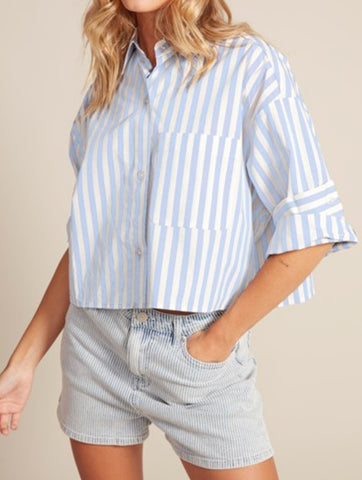 RD STYLE KERWIN CROP LS SHIRT
